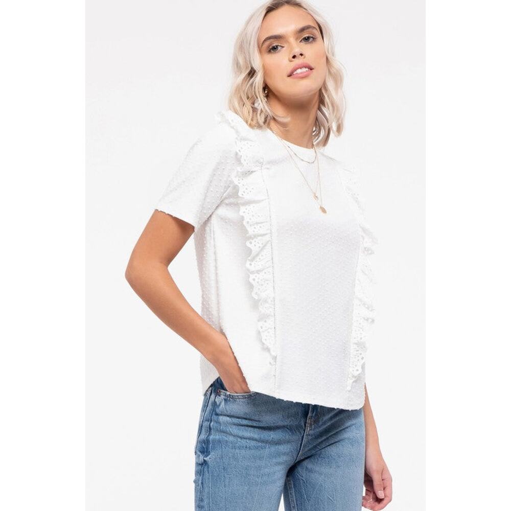 Claire Staple Ruffle Top